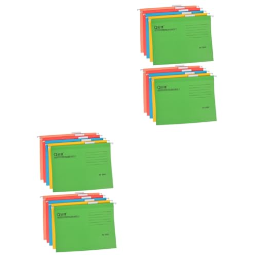 OFFSCH 20 Stk Mappe aufbewahrungssack storage pockets Büromaterialordner office supplies folders hängende Aktenordner mehrstufiger Ordner hängende Quittungstasche Quittungsordner Eisen von OFFSCH