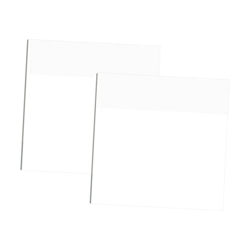 OFFSCH 200 Blatt Transparente Haftnotizen Mini-notizblock Büronotizen Nachrichtennotizen Klebrige Staffelei Transparente Aufkleber Selbstklebende Notizblöcke Pvc Selbstklebend von OFFSCH