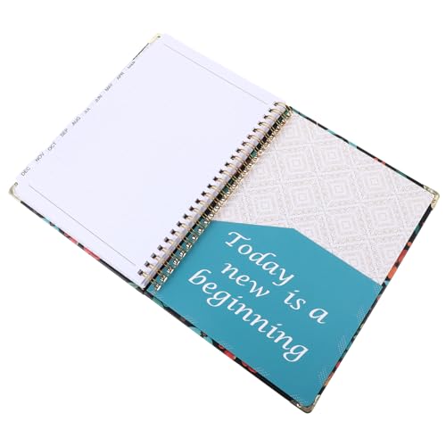 OFFSCH 2024 Monatsplaner monatlicher Notizblock To-do-Listenplaner Zeitplaner Agenda Notizblock journal notebook daily planer the notebook buch Notizbuch Planer für das Büro Papier Orange von OFFSCH