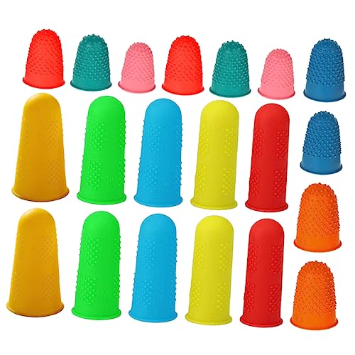 OFFSCH 20St Fingerschutz kleiner finger kondom Fingerkondom für den Haushalt kleiner Fingerhut finger protector fingerhandschuhe Fingerzubehör wiederverwendbare Fingerabdeckung Kieselgel von OFFSCH