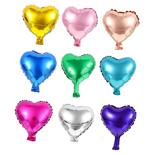 OFFSCH 20St Liebe Alufolienballon hochzeitsdeko thema partytisch wedding luftballons nupsis rosa Luftballons Folienballons Hochzeitsballons Liebe Ballon Hochzeitsherzballon Aluminiumfolie von OFFSCH