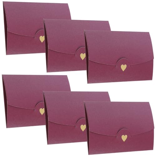 OFFSCH 20st Umschlag Umschläge Für Hochzeitseinladungskarten Kompakte Kartenumschläge Dekorative Kartenumschläge Tragbare Hochzeitsumschläge Dekorative Hochzeitsumschläge Rot Papier von OFFSCH