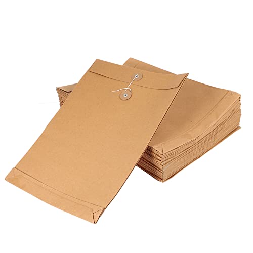 OFFSCH 25st Dokumententräger Organisator Aus Papier Poly-umschlagmappen Dokumenten-tragetasche Braune Umschläge Papierordner Kraft Dokumentenmappen Papiermappe Briefumschläge Verschließen von OFFSCH