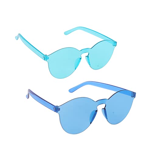 OFFSCH 2st Gläser Übergroße Brille Partybrille Prop Transparente Sonnenbrille Lustige Brille Kreative Brillen Vintage-brille Neuheitsbrille Klare Sonnenbrille Kinderbrillen Kostüm Plastik von OFFSCH