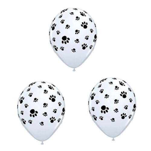 OFFSCH 300 Stück 12 Hochzeit Latexballon tierische Geburtstagsballons Hundeballon Partydekorationen hochzeitsdeko hochzeits dekoration Latexballon zum Geburtstag Party-Latexballon Weiß von OFFSCH