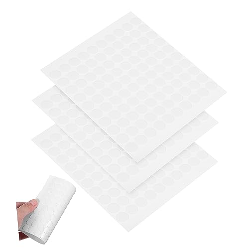 OFFSCH 300st Doppelt Klebepunkte Aufkleber Transparent Doppelklebeband Klares Papier Doppelseitiges Klebeband Für Handwerk Tapete Kleben Beidseitig Abdeckband Tür Etiketten Gel Abs Acryl von OFFSCH