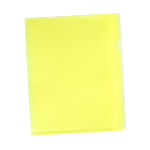 OFFSCH 30st Bequem Verwalten Halter Transparenter Dokumentenordner Ordner Löschen A4 Transparente Mappe A4-dateiordner Klar Expandierende Aktentaschen Erweiterbarer Datei-organizer Yellow von OFFSCH