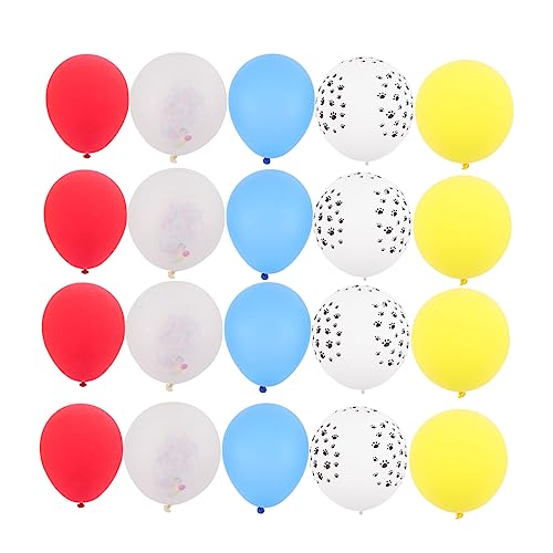 OFFSCH 36st Hundepfote Ballon Geburtstagsfeier Dekoration Gedenkballons Luftballons Zur Babyparty Cupcake-ballon Requisiten Für Partyballons Alles Zum Geburtstag Emulsion von OFFSCH