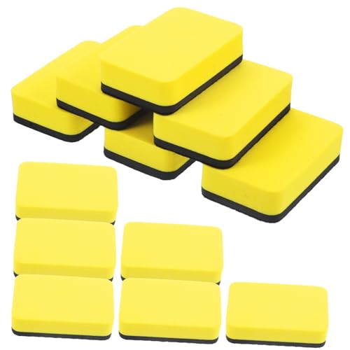 OFFSCH 36st Tafelradierer Für Das Büro Whiteboard Trocken Abwischbar Whiteboard-reiniger Tragbarer Trockenlöscher Tragbare Radiergummis Für Weiße Tafeln Whiteboard-radierer Eva Yellow von OFFSCH