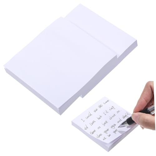 OFFSCH 3St Schülerbriefpapier notizblock notepad notiztafel merkzettel notitzzettelblock Selbstklebende Notizblöcke Büro-Haftnotizen kleines Nachrichtenpapier quadratische Haftnotizen von OFFSCH