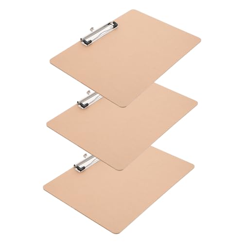 OFFSCH 3St Tafel praktisches Akten-Klemmbrett Zeichenbrett des Künstlers Bretter Dokumentenklammer Clips write board clipboard cartape Organisator für Papierakten Zwischenablage Planke von OFFSCH