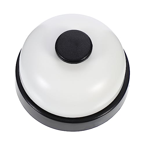 OFFSCH 3St läute die Glocke Hotelpage Tischservice Abendessen Glocke Beschwörungsglocke Glocke läuten Hotelklingel tischglocke handglocke Empfangsglocke Restaurant-Rufglocke Plastik Black von OFFSCH