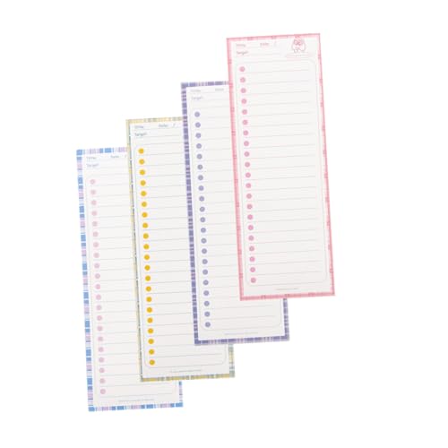 OFFSCH 4 Stück Notizblock Notizpapier Notizblöcke aus Papier Mini-Notizblöcke Raster-Notizbuch kleine Notizblöcke schreibwaren set notebooks tragbare Notizblöcke kleine Schreibblöcke von OFFSCH