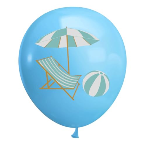 OFFSCH 40st Sommerliche Latexballons Geburtstagsfeier Ballon Hawaiianische Ballons Fruchtballons Wassermelonenballons Ballons Bedrucken Sommerdeko Partyzubehör Luftballons Fruchtdekor von OFFSCH