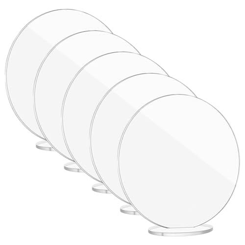 OFFSCH 5 Sets Acryl Sitzplantafel Für Hochzeiten Bankett Tischkarten Transparente Hochzeits Sitzkarten von OFFSCH