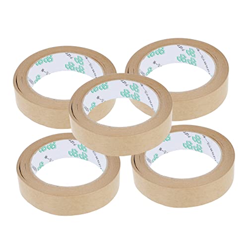 OFFSCH 5 Stk Klebeband aus Kraftpapier Packband aus braunem Papier selbstklebendes Kraftband braunes Klebeband packing tape paketband gebündeltes Papierklebeband Papier Klebeband von OFFSCH