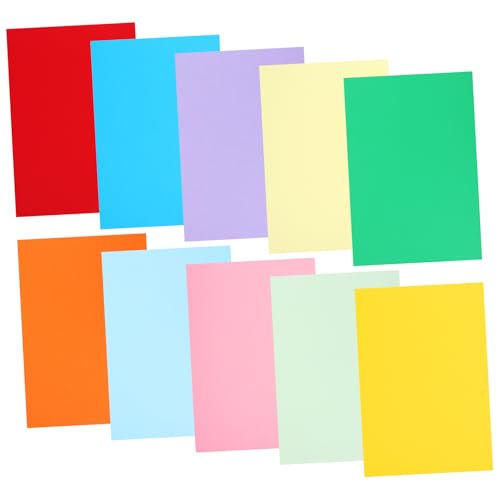 OFFSCH 50 Blatt schwarzer Karton Farbiges Kartonpapier Dicke Kartonpapiere kartenpapier Geschäftskarten druckpapier Papierkarton Notizen posten Glitzerpapier-Karton Glitzerkarton Heimbüro von OFFSCH