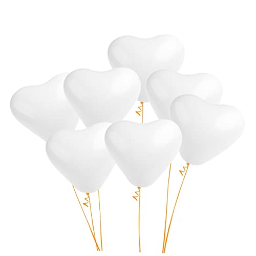 OFFSCH 50 Stück 10 Zoll Herz Latex Luftballons Partydeko Für Geburtstag Hochzeit Pastellfarben Kreative Dekoration Herzballons Partyzubehör von OFFSCH