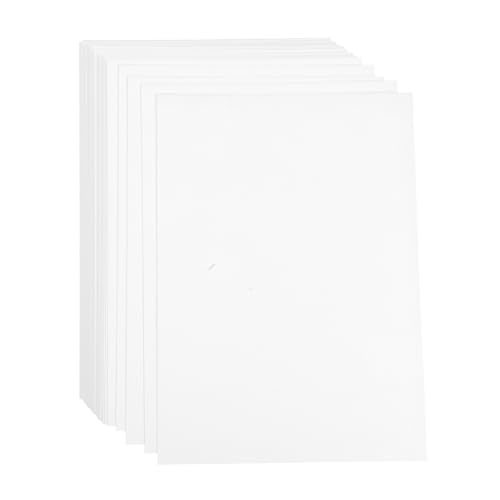 OFFSCH 50 Stück Grußkarte Postkartenkarte Kartenherstellung DIY-Karten druckerpapier karten und umschläge Kartenbasteln Zeichenpapier Kartonpapier Verpackungspapier Malkarton Weiß von OFFSCH