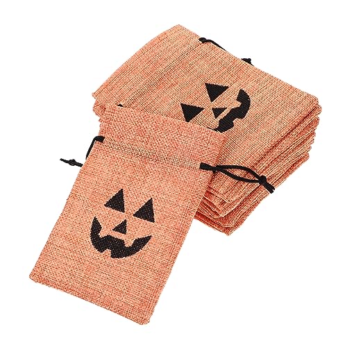 OFFSCH 50 Stück Süßigkeitentüten Für Halloween Beutel Für Halloween Leckereien Beutel Mit Kordelzug Halloween Taschen Für Halloween Süßigkeitentüten Halloween Taschen Für von OFFSCH