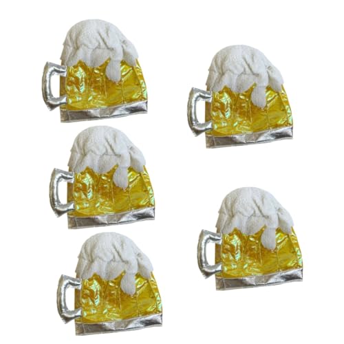 OFFSCH 5St Bierhut Bierflaschenhut irischer Zylinder Patricks Day-Kopfbedeckung lustiges Cosplay-Accessoire caps für kinder faschingskostüme Cosplay-Kopfbedeckung Haarschmuck Tuch von OFFSCH