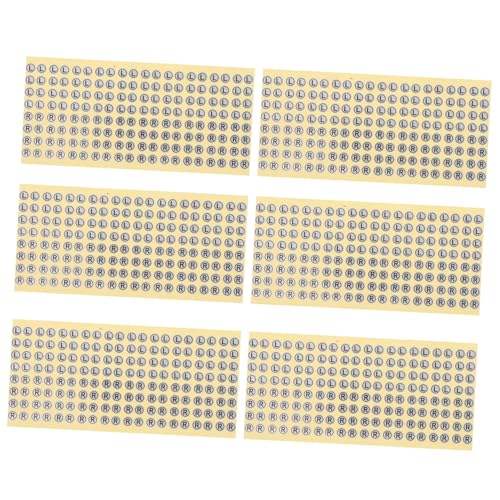 OFFSCH 6 Bögen Identifikationsaufkleber Für Links Und Rechts Schwarze Kabelbinder LED Buchse Schlüsselanhänger Robuste Kabelbinder Abnehmbare Spachtel Kabelbinder Selbstklebende von OFFSCH