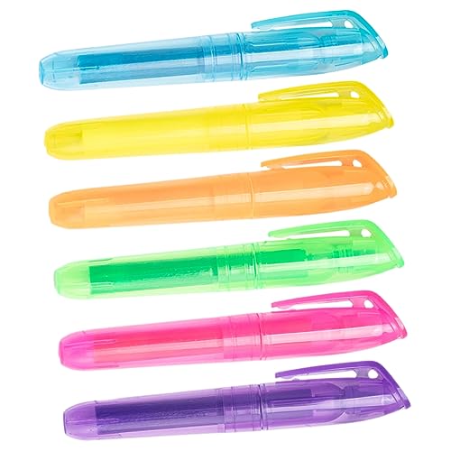 OFFSCH 6St graffiti stifte grafitti stift leuchtreklame graffiti pen leuchtschilder lesezeichen Kompakter Scrapbook-Marker multifunktionaler Markierstift Schulsammelalbum-Marker Plastik von OFFSCH