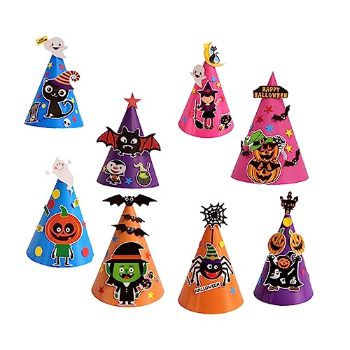 OFFSCH 8 Stk Halloween-Hut für Kinder Halloween-Dekorationshut Halloween verkleiden sich Hut Halloween-Kostümhüte Halloween-Hüte halloween basteln halloween kleidung Halloween-Cosplay-Hut von OFFSCH