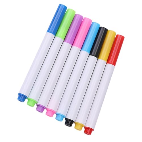 OFFSCH 8 Stück Trocken Abwischbare Marker Zum Schreiben Praktische Trocken Abwischbare Marker Aus Kunststoff Trocken Abwischbare Marker Whiteboard Markerstifte von OFFSCH