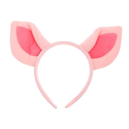 OFFSCH 8st Cosplay-party-dekorationszubehör -kleid Schweineohren Kopfschmuck Schweinekostüm Für Mädchen Schweineohr-kopfbedeckung Bauernhof-party-stirnband Hasenohren Stirnband von OFFSCH