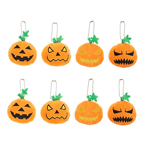 OFFSCH 8st Kürbis Dekorativer Anhänger Vintage-halloween- Zarter Schlüsselanhänger Kürbis-schlüsselanhänger-dekorationen Kürbis-schlüsselanhänger-ornament Reize Orange Pp Baumwolle von OFFSCH