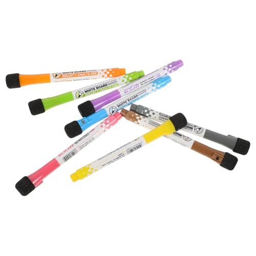 OFFSCH 8st Löschbarer Magnetstift Magnetische Trocken Abwischbare Marker Praktische Trocken Abwischbare Marker Whiteboard-trockenlöschmarker Farbige Markierungen Whiteboard-stifte Plastik von OFFSCH