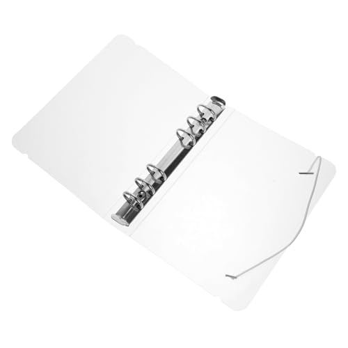 OFFSCH Abdeckung Schutz plastikordner binderclips the notebook book notebooks kugelbinder Notizbuch Asche transparent a5 Ordner A4-Karte aktenordner Dateiordner Schutz vor losen Blättern von OFFSCH