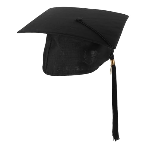 OFFSCH Abiturmütze abschlussfeier graduation cap absolventenhut Hut mit Quaste Universitätsabschlussmütze partyhut 2024 Abschlusshut-Dekor grad kappe dekor Doktor-Abschlusskappe Polyester von OFFSCH