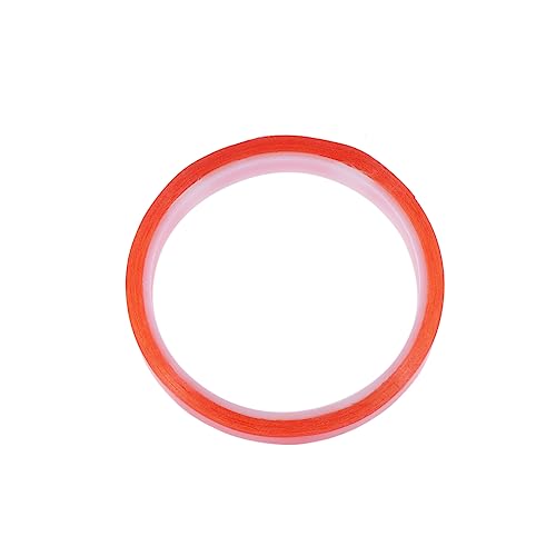 OFFSCH Acrylklebeband selbstklebende Aufkleber doppelseitiges transparentes Klebeband klarer Kleber double sided tape klebeband doppelseitig Handyband doppelseitiges klebeband rot von OFFSCH