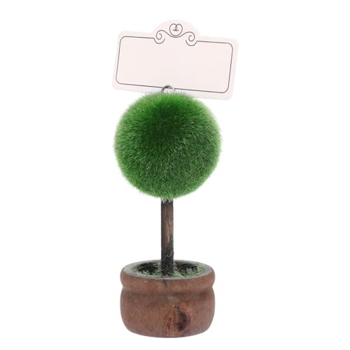 OFFSCH Desktop-notizhalter Tischdeckenklammern Foto-display-clip Tischkartenhalterständer Bildhalter Fotohalter Memo-clip Platzkartenhalter Für Den Tisch Speisekartenhalter Harz Green von OFFSCH