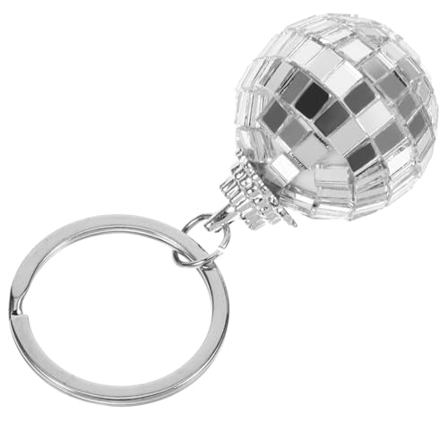 OFFSCH Disco-Linsenkugel-Schlüsselanhänger Disco-Party-Dekoration Multifunktions-Schlüsselanhänger-Dekor pendant anhänger charms schlüsselkette dekorativer Taschenanhänger Tasche Zubehör von OFFSCH