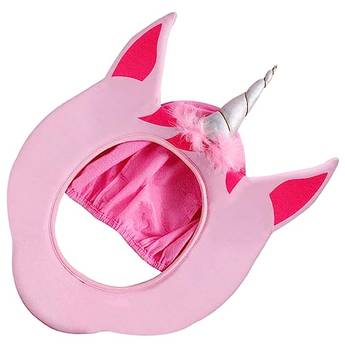 OFFSCH Einhorn-Hut unicorn costume einhornkostuem Zarter Hut festival kopfbedeckung einhorn kopfschmuck Einhorn- für Mädchen dekorativer Einhornhut Partyhut-Requisite Vlies Rosa von OFFSCH