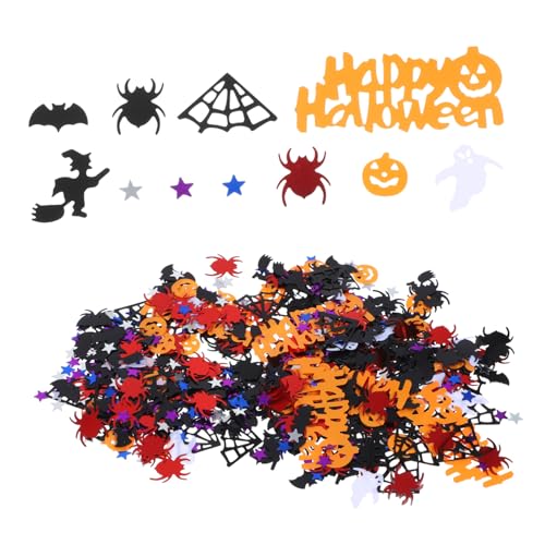 OFFSCH Halloween-Konfetti Halloween Party Dekoration Spinnen Dekoration Bats Konfetti Halloween-Tischdekorationen Spinnen Konfetti Halloween-Partygeschenke Halloween-Party-Versorgung PVC von OFFSCH