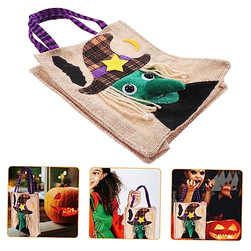 OFFSCH Halloween Tragetaschen Für Kinder Große Snack Taschen Süßigkeiten Taschen Halloween Kürbis Tasche Kinder Halloween Taschen Halloween Süßigkeiten Tasche Halloween von OFFSCH