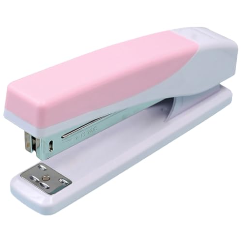 OFFSCH Hefter Büro-schreibtischdekorationen Desktop- Tragbarer Schreibtisch Schreibtisch- Office-bindungstool Desktop-schreibtisch Für Büro Taschen-multitool Rosa Metall von OFFSCH