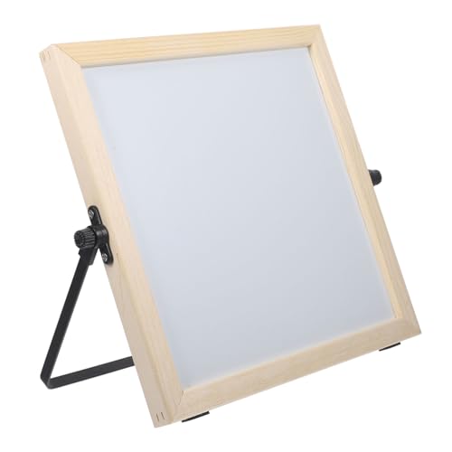 OFFSCH Kinder Maltafel Magnetisches Whiteboard Mit Trockenem Radiergummi Kunststoff Magnetisches Whiteboard Doppelseitiges Whiteboard Aus Holz von OFFSCH