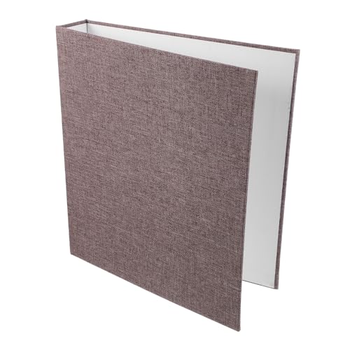 OFFSCH Loseblatt-bucheinband Ringbuch A5 3-ring-ordner A5 Scrapbook-ordner Notizblock-hülle Ringbücher Im A4-format, 3 Ringe Notizbucheinband Mini-ordnerteiler A5-ringbuch Grey Segeltuch von OFFSCH