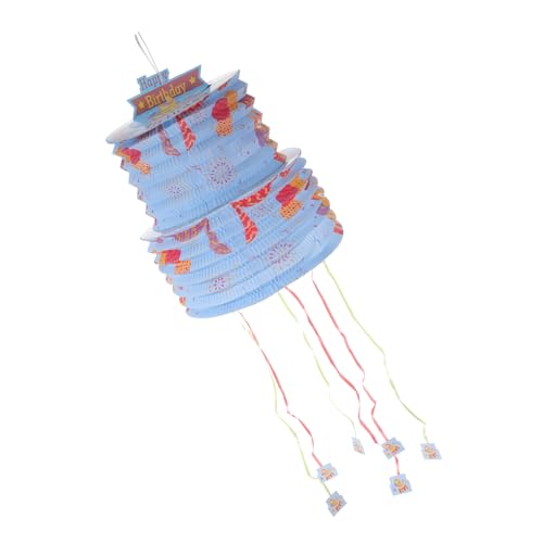 OFFSCH Mini-pinata Mit Zugschnur Geburtstagstorte Piñata Pinata Für Geburtstagsfeier Gefülltes Pinata-dekor Pinata-partyzubehör Pinata Für Erwachsene Pinata-dekoration Ornament Papier von OFFSCH