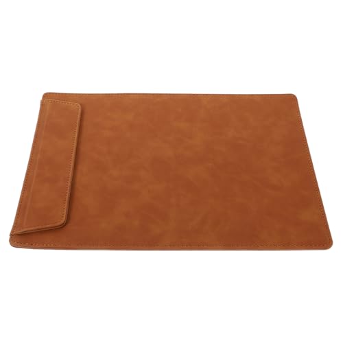 OFFSCH Office-Dokumentenklammern Büro-Klemmbrett Zwischenablage malen Clipboard-Clips Papier-Klemmbrett buchstabentafel write board Büroschreib-Zwischenablage Büroklammern Leder Brown von OFFSCH