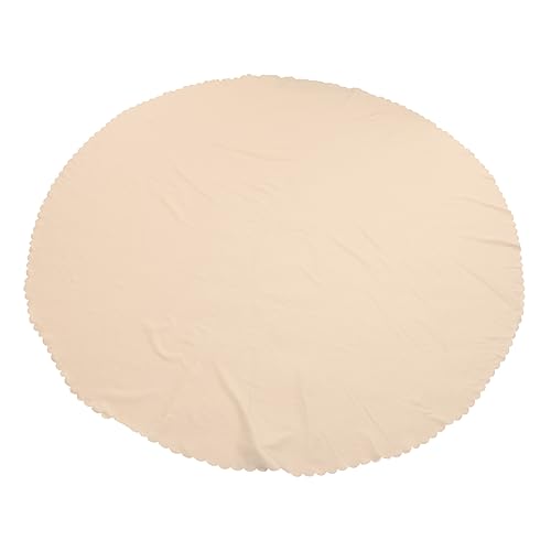 OFFSCH Runde Tischdecke Tischdecken aus Stoff Hochzeitstischläufer Tischdekoration Silberdekor Round Table Cloth tischdecke große Hochzeit tischdecke Tischdeko für die Hochzeit Polyester von OFFSCH