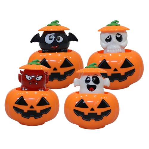 OFFSCH Set Halloween Kettenspielzeug Halloween Gefälligkeiten Halloween Pinata Jack O Laterne Statue Halloween Spielzeug Große Halloween Party Taschenfüller Kürbis von OFFSCH