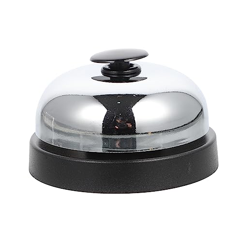 OFFSCH Spielglocke klingel an der rezeption zig Empfangsglocke Serviceglocke kabellos tischglocke tischklingel handglocke Kundendienstglocke Spiel Glocke läuten Thekenglocke Plastik Black von OFFSCH