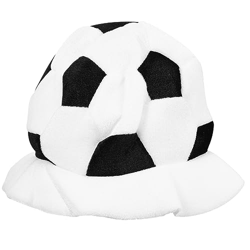 OFFSCH Sportmützen football cap sporty cap Fußballmütze Mützen für Fußballfans Neuheit-Partyhüte Kopfschmuck für Fußballwettbewerbe dekorativer Fußballspielhut Partygeschenke Plüsch von OFFSCH