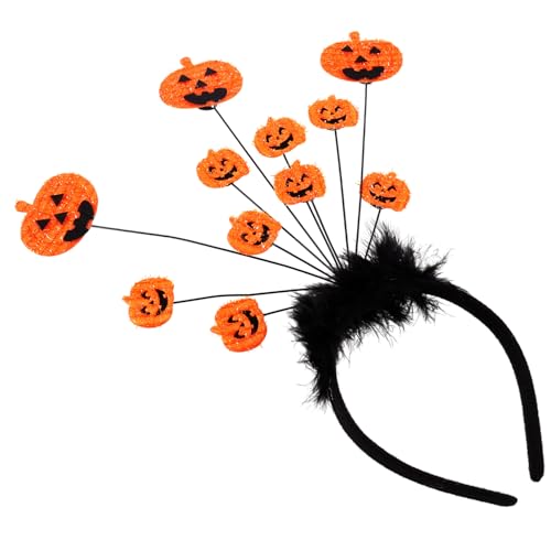 OFFSCH Stirnband Im Halloween Stil Halloween Kürbis Haarbänder Haarschmuck Requisite Kunststoff Halloween Stirnband von OFFSCH